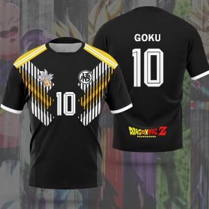 Bandai | Summer 2026Dragon Ball Sun Wukong "Free Jigigong 10" Football Theme3D Printing Breathable Quick Drying T-shirt Adult Parents Top