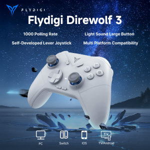 Flydigi | Flydigi Direwolf3/Direwolf2 Wireless Gaming Controller Bluetooth Hall Lineness Function Controller for PC/NS/TV/Mobile Switch
