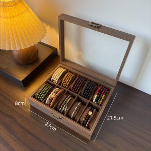 High-End Dustproof Anti-Oxidation Watch Jewelry Storage Box Womens Hand Chain Display Case Premium Quality Storage Solution