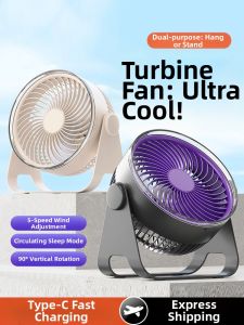 Wall-Mounted Portable Mini Fan Multi-Functional Office Bathroom Home Use Charging Quiet ABS Material Long Battery Life New Model