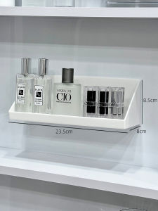 Bathroom Cabinet Wall-Mounted Storage Box Slanted Mouth Organizer Cosmetic Storage Plastic Home Organization Accessories