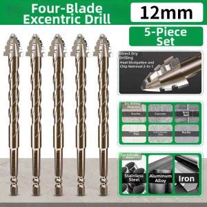 ZHENMIAO | Four-Edge Saw Tooth Eccentric Drill Bit High Hardness