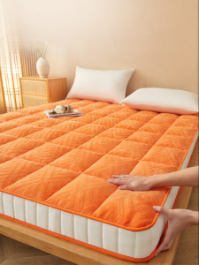 JIEMAIYA | Thick Milk Velvet Lamb Fleece Anti-slip Mattress Pad