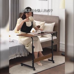Adjustable Portable Table Portable Multipurpose Lifting Laptop Table Computer Desk Height Adjustable with Wheels Meja Komputer  升降边桌