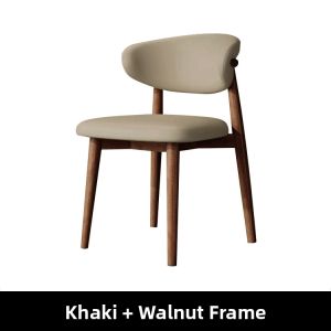 Cream Style Solid Wood Dining Chair