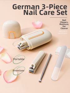 Portability Dual-function Nail Clipper Set