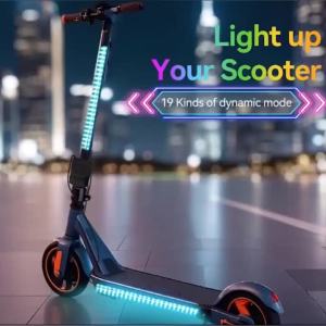 Waterproof Scooter LED Strip Skateboard Bike Flexible Diode Tape Electric Scooter Safety Night Riding Light Lamp Christmas Gift