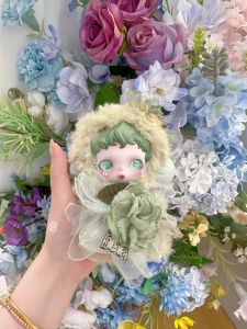 Original Camellia Promise Skullpanda Doll Clothes Hair Accessories Labubu Headwear Anime Cosplay Toys in Stock
