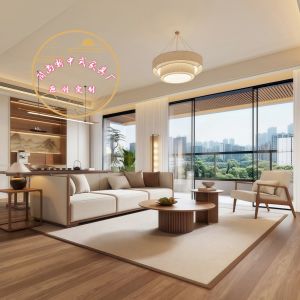 New Chinese Style Solid Wood Sofa Coffee Table Set for Living Room B&B Hotel Artistic Multi-Functional Customizable