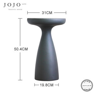 Simple round Artistic Flower Pot Stand JOJOS L. PD.Burning Minimalist Japanese Style Creative Personalized Decorative Item