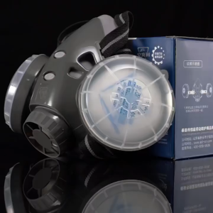 NEW COD ASL 308A Masker Gas + Kacamata Safety Respirator Half Face Anti Debu Cat Semprot Polusi