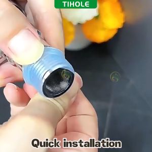 TIHOLE 10Pcs Creative Leak Proof Silicone Sealing Gasket Anti Aging Rubber Pipe Sealing Rings Washer Threaded Bathtub Stopper Sink Cover Pipe Faucet Plug Sealing Ring Buckle for Faucet Triangle Valve Hose Plumbing Accessories