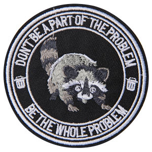 Letter Embroidered Patches Funny Animals Appliques for Backpacks Trucker Hats Lunch Bags Vests Jackets Universal Decoration