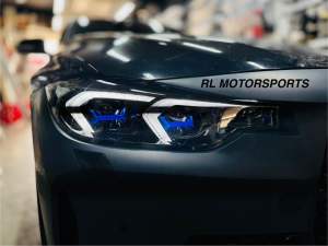 BMW F30 2013 - 2018 to Ver.2 G20 style front led headlamp headlight head lamp fog light bodykit body kit