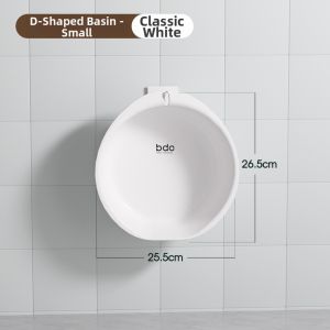 Wall-mounted Drill-free Thickened Plastic Basin Large Size