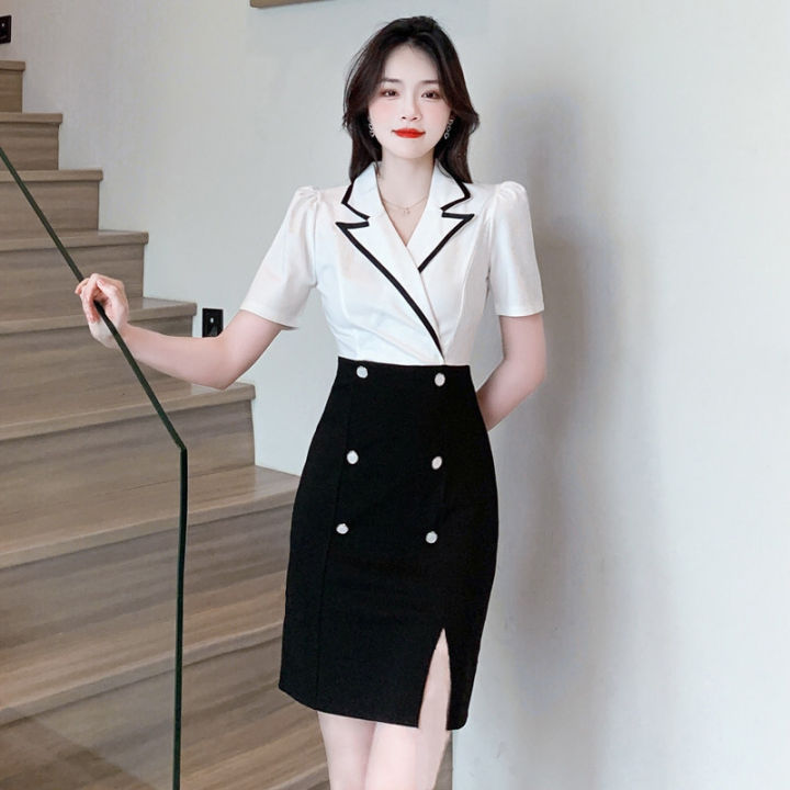 Áo trắng kiểu công sở cổ viền bèo thắt nơ ASM12-20 | Thời trang công sở K&K  Fashion