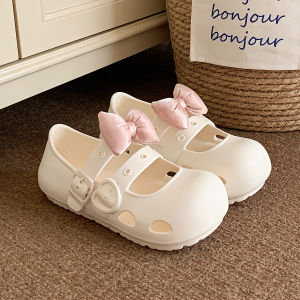 XIXITIAO | Ribboned Mary Jane Shoes Anti-slip Summer Outdoor Ballet Flats