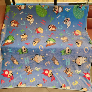 Crayon Xiaoxin Flannel Blanket Nap Lunch Break Blanket Office Shawl Air Conditioning Blanket Student Dormitory Bed Sheet