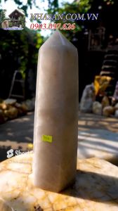 Trụ lục giác thạch anh trắng giúp khử sóng từ từ các thiết bị điện tử- 6.5kg (KT: 35x11.5 (cm)-T576