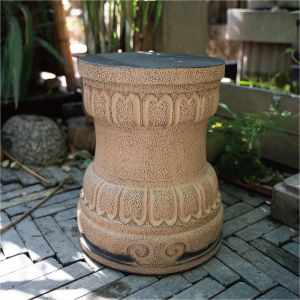 RYSING Chinese Style Outdoor Tea Table Garden Courtyard Furniture Set Rectangular Wooden Table And Chairs for Leisure Area