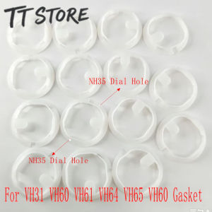 TMI VH31 Watch Case Spacer With NH35 Foot Hole Holder Plastic Inner Ring Cushion Mount And Gasket For VH31 Movement