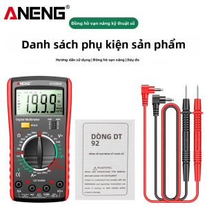 ANENG | Máy Đo Vạn Năng Kỹ Thuật Số True RMS ANENG DT9205A Chuyên Nghiệp Đo Điện Áp AC/DC Dòng Điện Điện Trở Tụ Điện Kiểm Tra Transistor HFE Có Chức Năng Tự Động Điều Chỉnh Dải Đo.