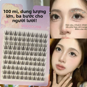 MENGJIESHANGPIN | Mengjie Shangpin 32 hàng dung tích lớn giả mày sách tự nhiên giả mày dễ sử dụng cho phụ nữ giả mày bằng sợi tổng hợp