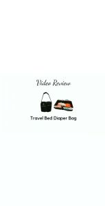 Babygo Travel Bed Diaper Bag - Black