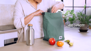 Black+Blum Insulated Roll Top Lunch Bag
