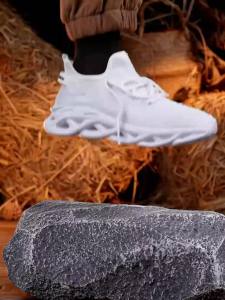 Mens Blade Sneakers Running Shoes Slip-on Women Outdoor Tennis Shoelaces Odor-resistant Athletic Shoes Lightweight Breathable
