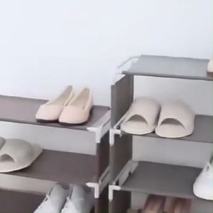 Rak Sepatu Tempat Sandal Plastik 4 Susun Serbaguna L3678 - HPR906