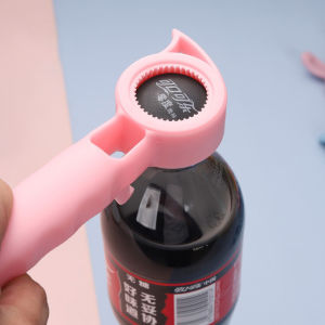 Talao Cute Rabbit Ears Cap Opener Creative Multifunction 4 in 1  household Beer Beverage Juice Bottle/Can Opener