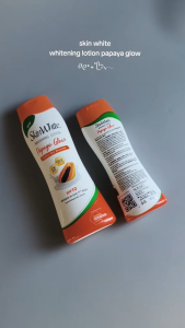 SkinWhite Whitening Lotion Papaya Glow Hydro-Glo Booster SPF10 New