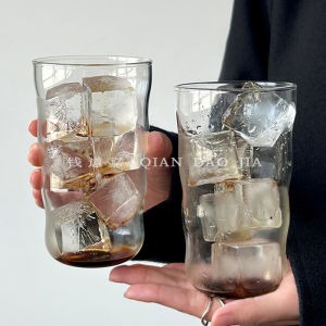 Borosilicate Heat Resistant Glass Heat-Resistant Minimalist Ice Latte Cup Ice American Coffee Cup Milk Cup Microwaveable