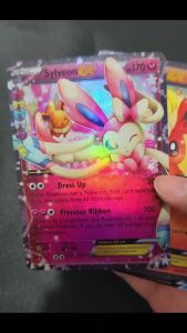 Keeppley | Self Made Proxy English Umbreon Sylveon Vmax EX TG23 TG15 RC6 RC21 Game Hobby Collection Flash Card Toy