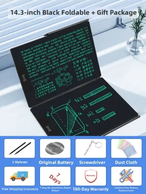 PBJ | Folding LCD Writing Board Erasable