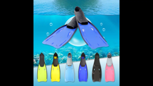 Snorkeling Fins Long Diving Fins Flippers Silicone Adult Flexible Comfort Swimming Fins For Adults