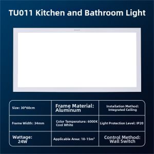 Philips | Ceiling Integrated Grid LED Panel Light 30x60cm