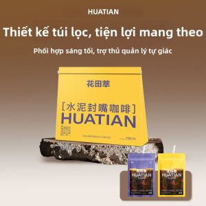 HUATIANCUI | Cinnamon and Corn Silk Flavored Freeze Dried Arabica Black Coffee 28 Cups