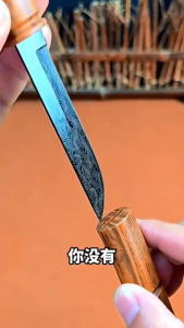 Pisau DAMASKUS BAMBU MINI PISAU DAGING PISAU BUAH PISAU KATANA PISAU Bambu PISAU BUAH