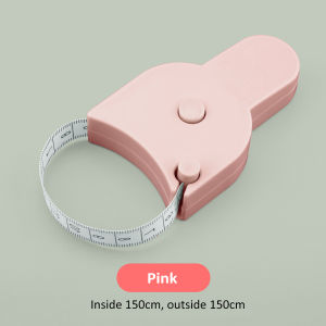 150 Cm Inch Body Measuring Tape Sewing Tailor Meter Push Button Retract Sewing Craft Cloth Tape Self-Tightening Measure Ruler