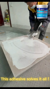 ✨Free Brush✨GOOTI  Multifunctional Adhesive Water-Based Strong Bonding Easy Quick Drying for Tile Carpet Leather PVC Plastic Wallpaper Wooden Floor Odorless No Harmful ECO-Friendly Strong Viscosity All-surface Glue