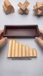 Tò chơi trí tuệ bộ xếp hình hộp gỗ thông minh