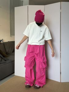 Soga Alien Loose Wide Leg Workwear Pants Womens Drawstring Straight Sporty Quick Dry Casual Trousers Summer Mint Wave