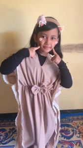 Lulukids-Gamis Kaftan Pita Anak Perempuan Cantik Terbaru Usia 1-13 Tahun Ready 17 Warna