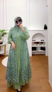 Mengenal Dress Jumbo Bella 2 in 1 & Gamis Wanita Murah
