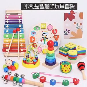 Wooden Educational Toys Shape Puzzle Color Geometric Board Jigsaw Blocks Best Gift Toys for Kids Montessori Toy