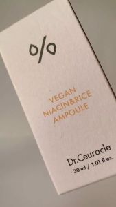 Serum thuần chay dưỡng sáng chống lão hoá Dr.Ceuracle Vegan Niacin&Rice Ampoule 30ml Tinh chất