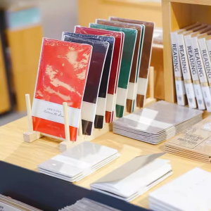 Solid Wood Bowl Rack Dish Holder Book Stand Spool Record Color Card Handle Multi Purpose Storage Organizer Home Utility