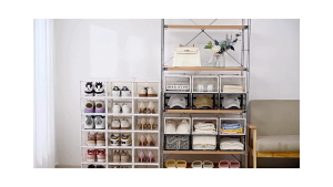 [SG Stock] Stackable Shoe box Organizer | Storage Box - Multiple Usage & Purpose Foldable Multi-function boxes